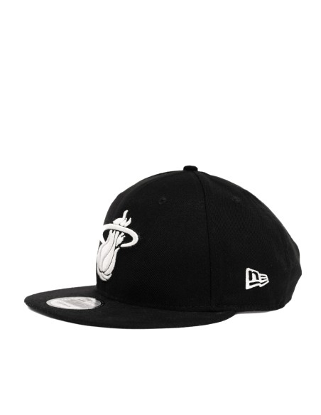 GORRA NBA MIAMI HEAT NEGRA/BLANCO SNAPBACK 9FIFTY
