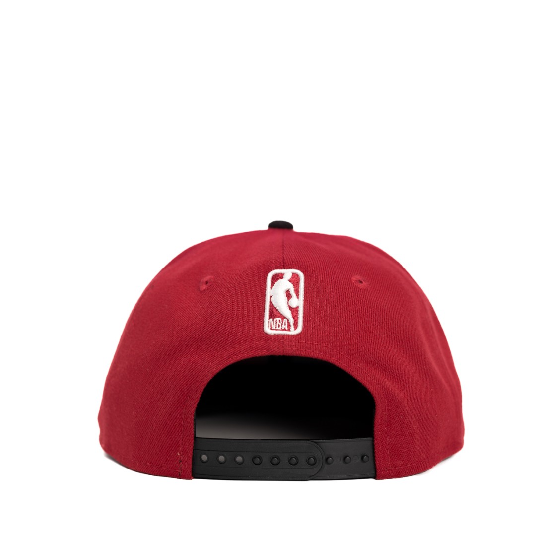 GORRA NBA MIAMI HEAT VINO/VISERA NEGRA SNAPBACK 9FIFTY
