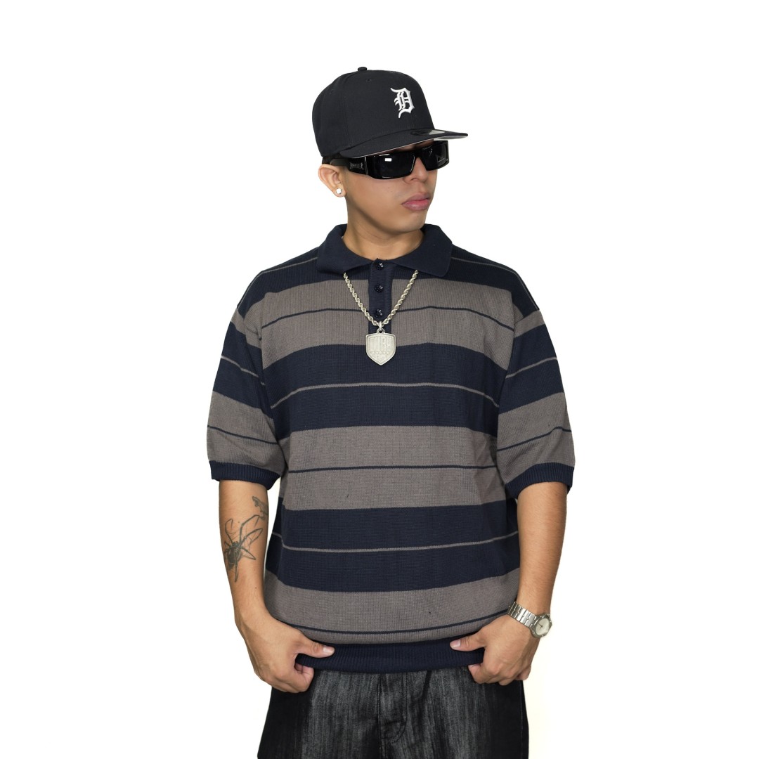 FB COUNTY CHARLIE BROWN SHIRT / NAVY - GREY