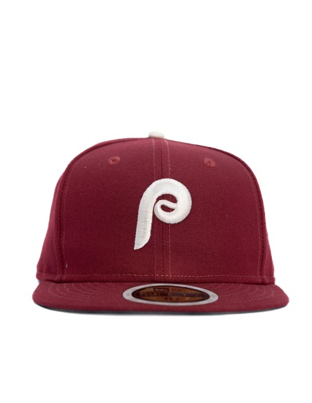 GORRA MLB PHILADELPHIA PHILLIES VINO CLASICA FITTED 59FIFTY