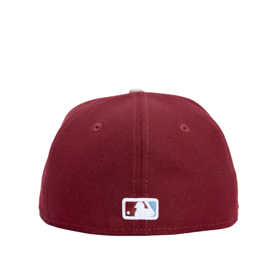 GORRA MLB PHILADELPHIA PHILLIES VINO CLASICA FITTED 59FIFTY
