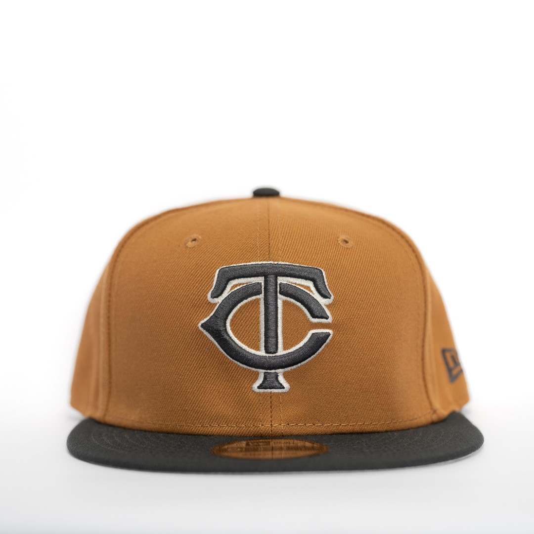 GORRA MLB MINNESOTA TWINS CAFE/VISERA GRIS SNAPBACK 9FIFTY