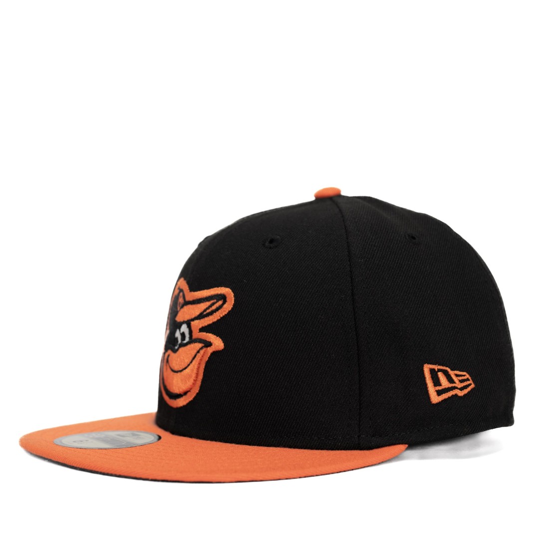 GORRA MLB BALTIMORE ORIOLES NEGRA/NARANJA CLASICA FITTED 59FIFTY