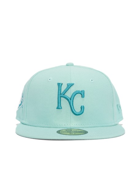 GORRA MLB KANSAS CITY ROYALS 50TH ANNIVERSARY TEAL EDITION FITTED 59FIFTY