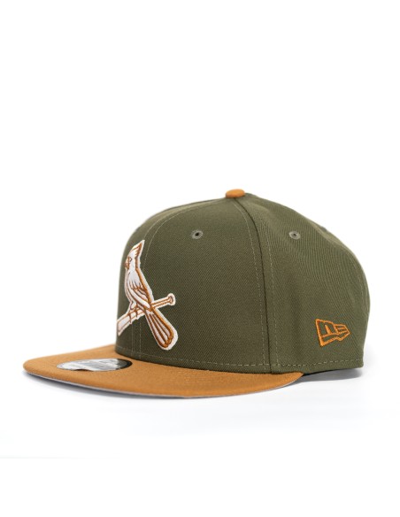 GORRA MLB ST. LOUIS CARDINALS OLIVO/LOGO PÁJARO SNAPBACK 9FIFTY