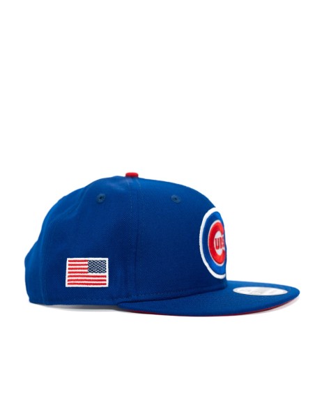 GORRA MLB CHICAGO CUBS BIG LOGO/USA FLAG SNAPBACK 9FIFTY