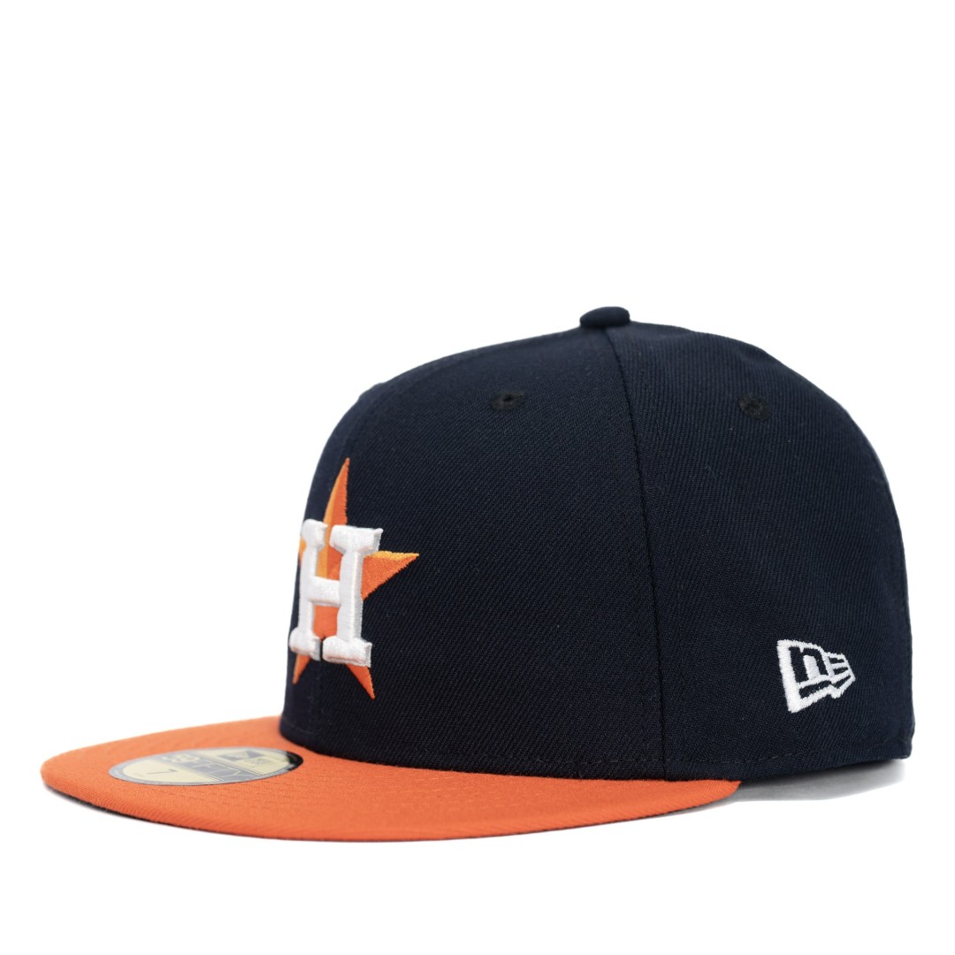GORRA MLB HOUSTON ASTROS AZUL/VISERA NARANJA  FITTED 59FIFTY
