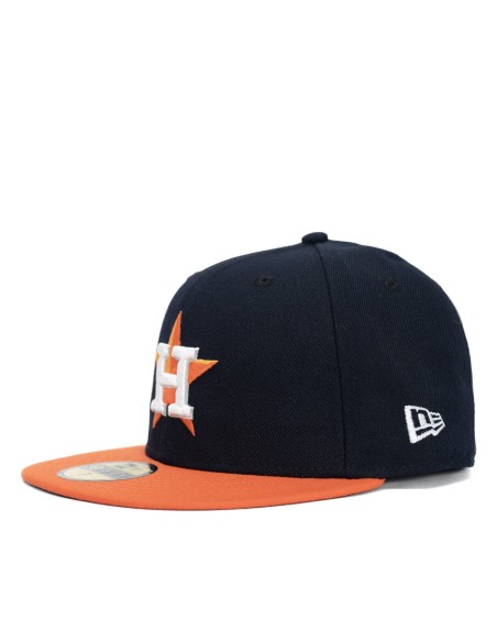 GORRA MLB HOUSTON ASTROS AZUL/VISERA NARANJA  FITTED 59FIFTY
