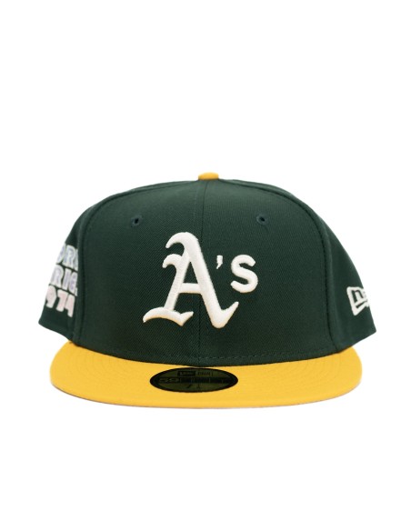 GORRA MLB OAKLAND ATHLETICS POP SWEAT 1974 WORLD SERIES FITTED 59FIFTY