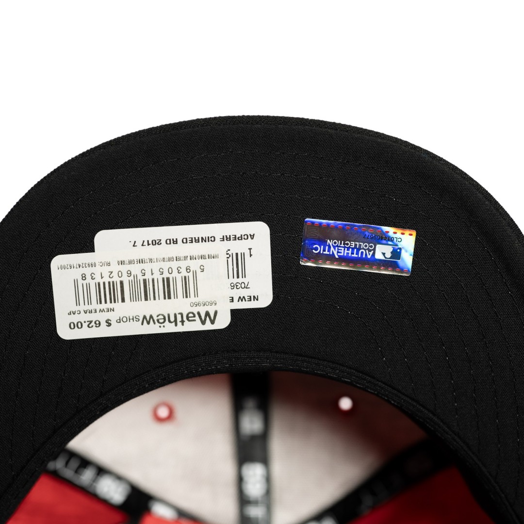 GORRA MLB CINCINNATI REDS CLASICA ROJA/VISERA NEGRA FITTED 59FIFTY