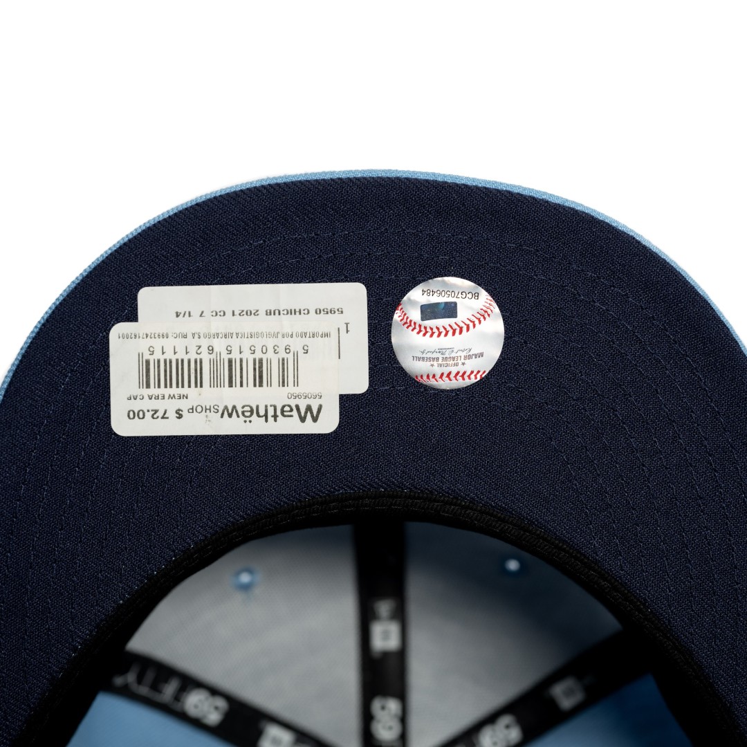 GORRA MLB CHICAGO CUBS BABY BLUE CITY CONNECT FITTED 59FIFTY