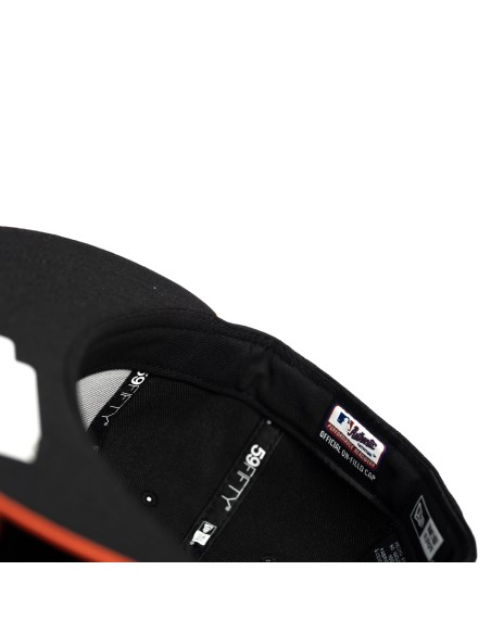 GORRA MLB SAN FRANCISCO GIANTS NEGRA/VISERA NARANJA FITTED 59FIFTY