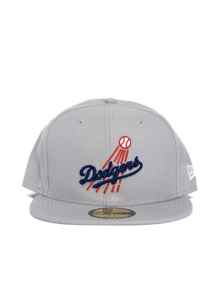 GORRA MLB LOS ANGELES DODGERS GRIS LOGO COOPERSTOWN FITTED 59FIFTY
