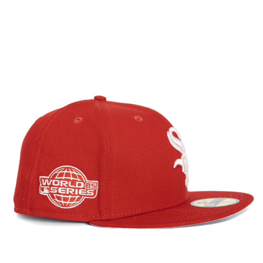 GORRA MLB CHICAGO WHITE SOX ROJA WORLD SERIES 2005 FITTED 59FIFTY