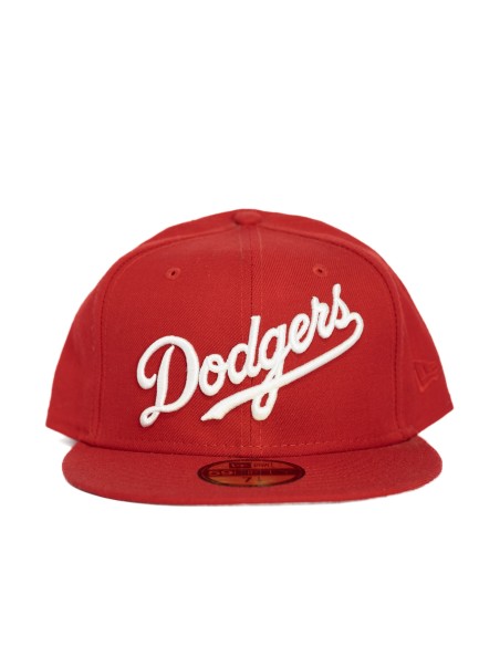 GORRA MLB LOS ANGELES DODGER ROJA LOGO COOPERSTOWN FITTED 59FIFTY