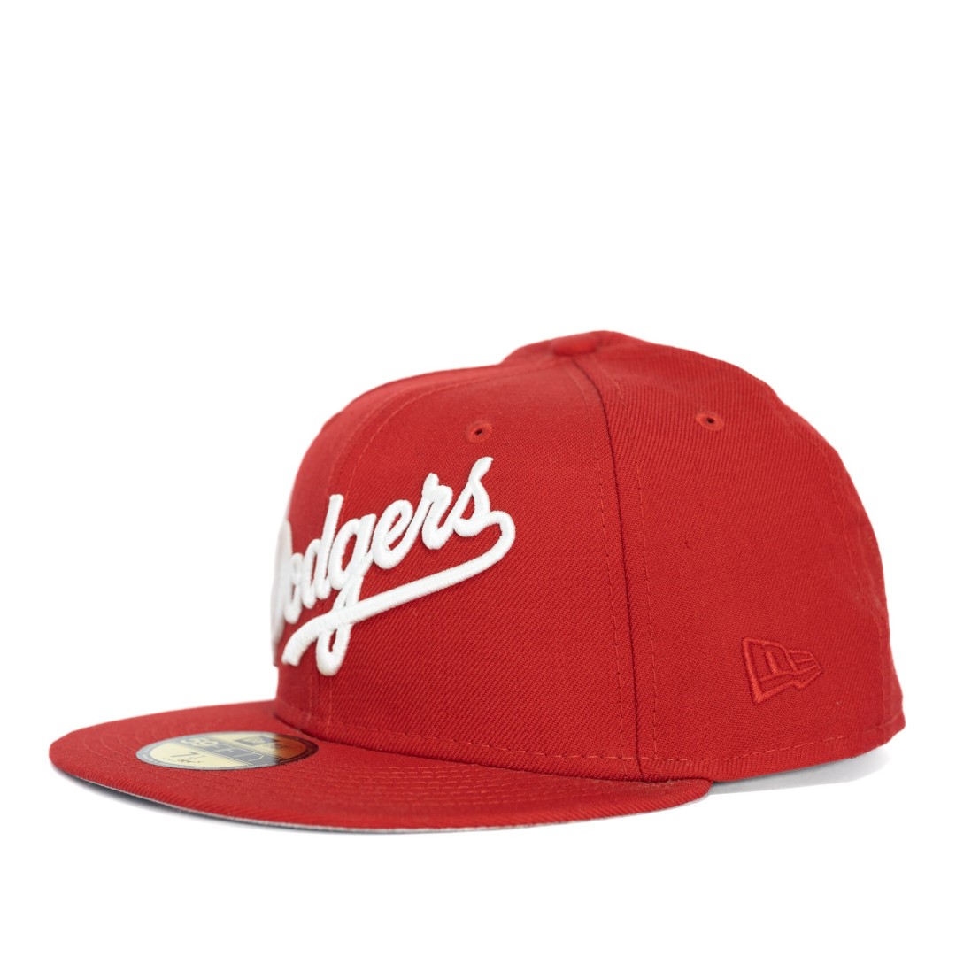 GORRA MLB LOS ANGELES DODGER ROJA LOGO COOPERSTOWN FITTED 59FIFTY
