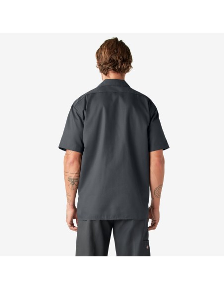Dickies Short Sleeve Work Shirts Charcoal Gray
