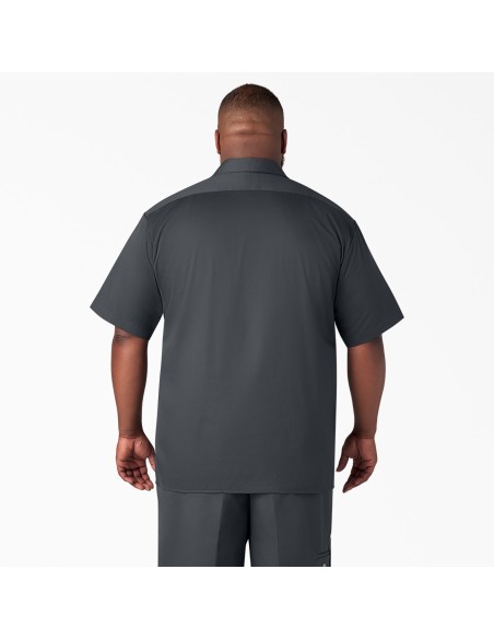 Dickies Short Sleeve Work Shirts Charcoal Gray