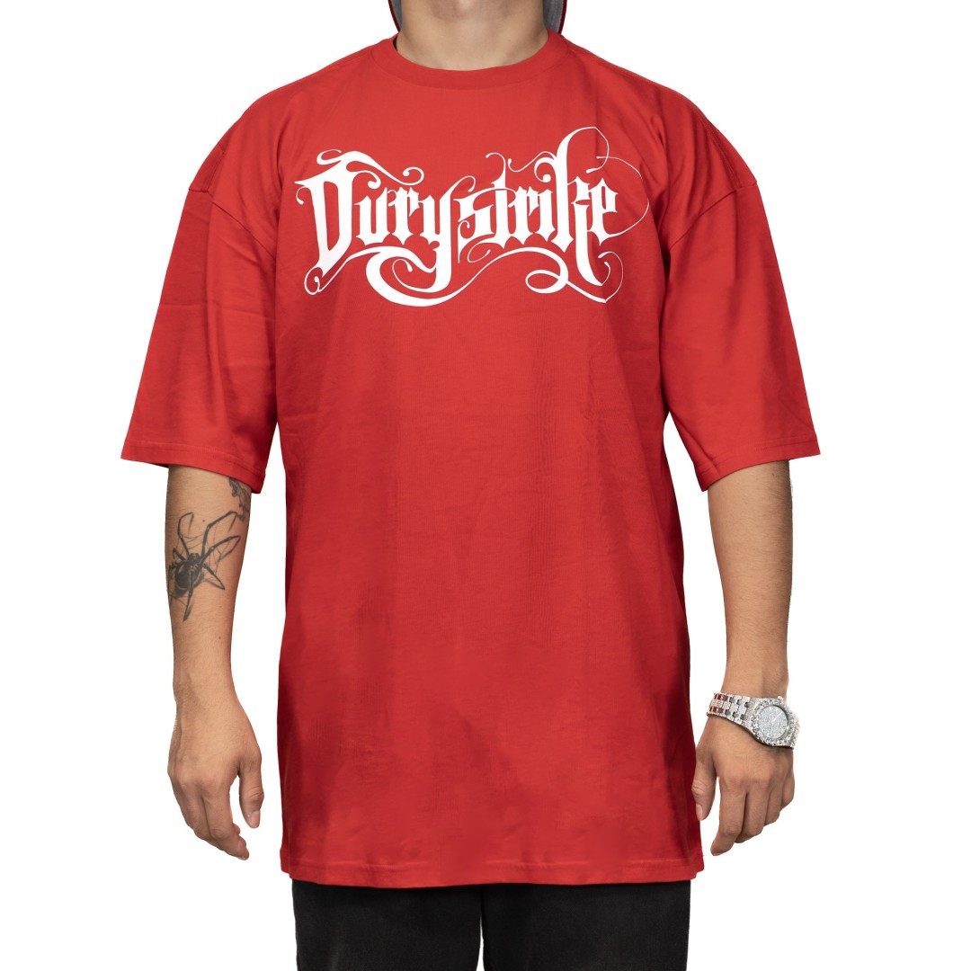 CAMISETA DURYSTRIKE ROJA OVERSIZE