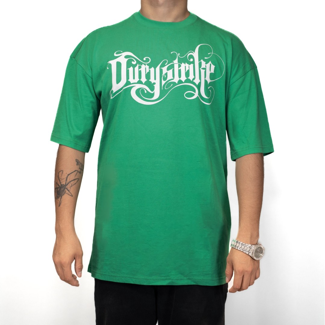 CAMISETA DURYSTRIKE VERDE OVERSIZE