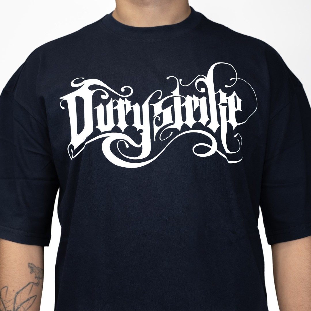 CAMISETA DURYSTRIKE AZUL NAVY OVERSIZE