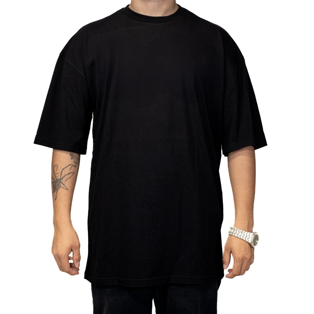 CAMISETA DURY BASICA NEGRA OVERSIZE
