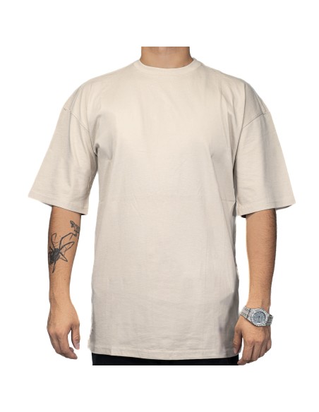 CAMISETA DURY BASICA BEIGE OVERSIZE
