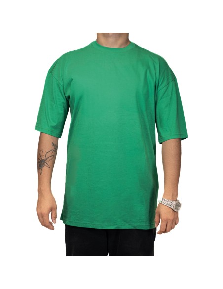 CAMISETA DURY BASICA VERDE OVERSIZE