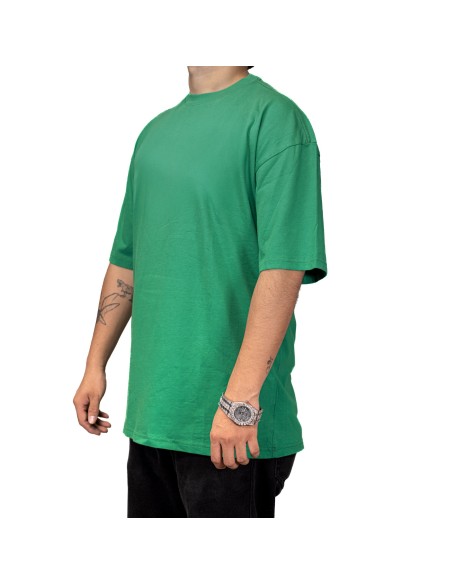 CAMISETA DURY BASICA VERDE OVERSIZE