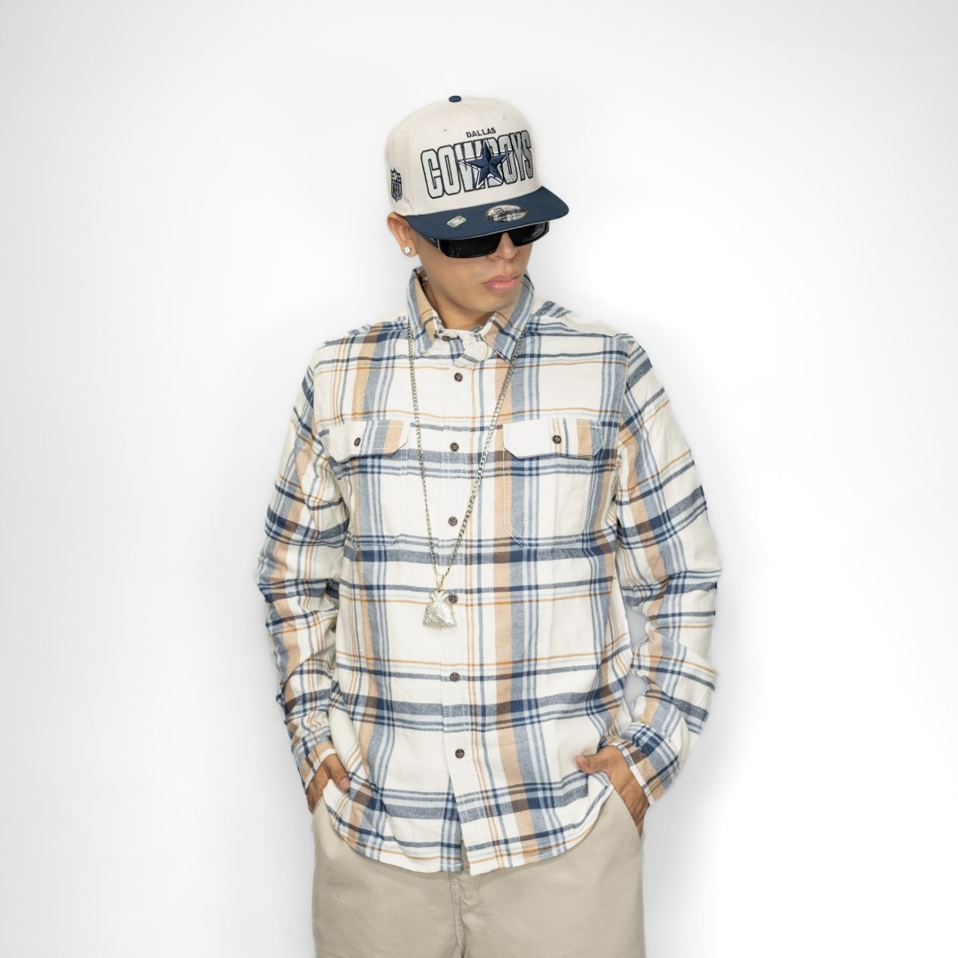 CAMISA LEÑADORA IVORY BROWN