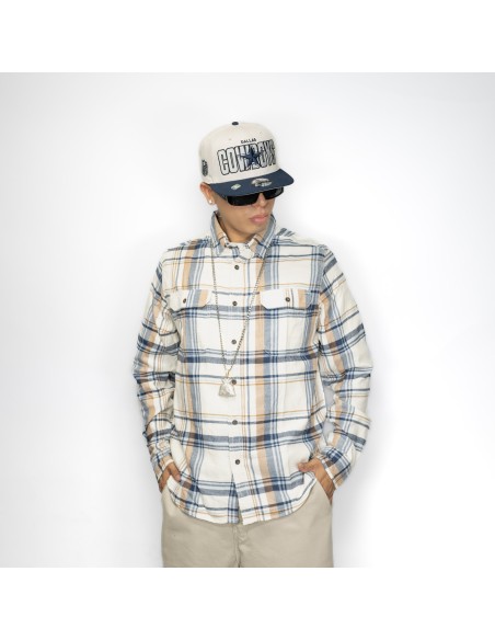 CAMISA LEÑADORA IVORY BROWN