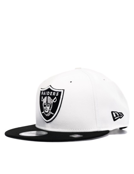 GORRA NFL LAS VEGAS RAIDERS BLANCA/VISERA NEGRA SNAPBACK 9FIFTY