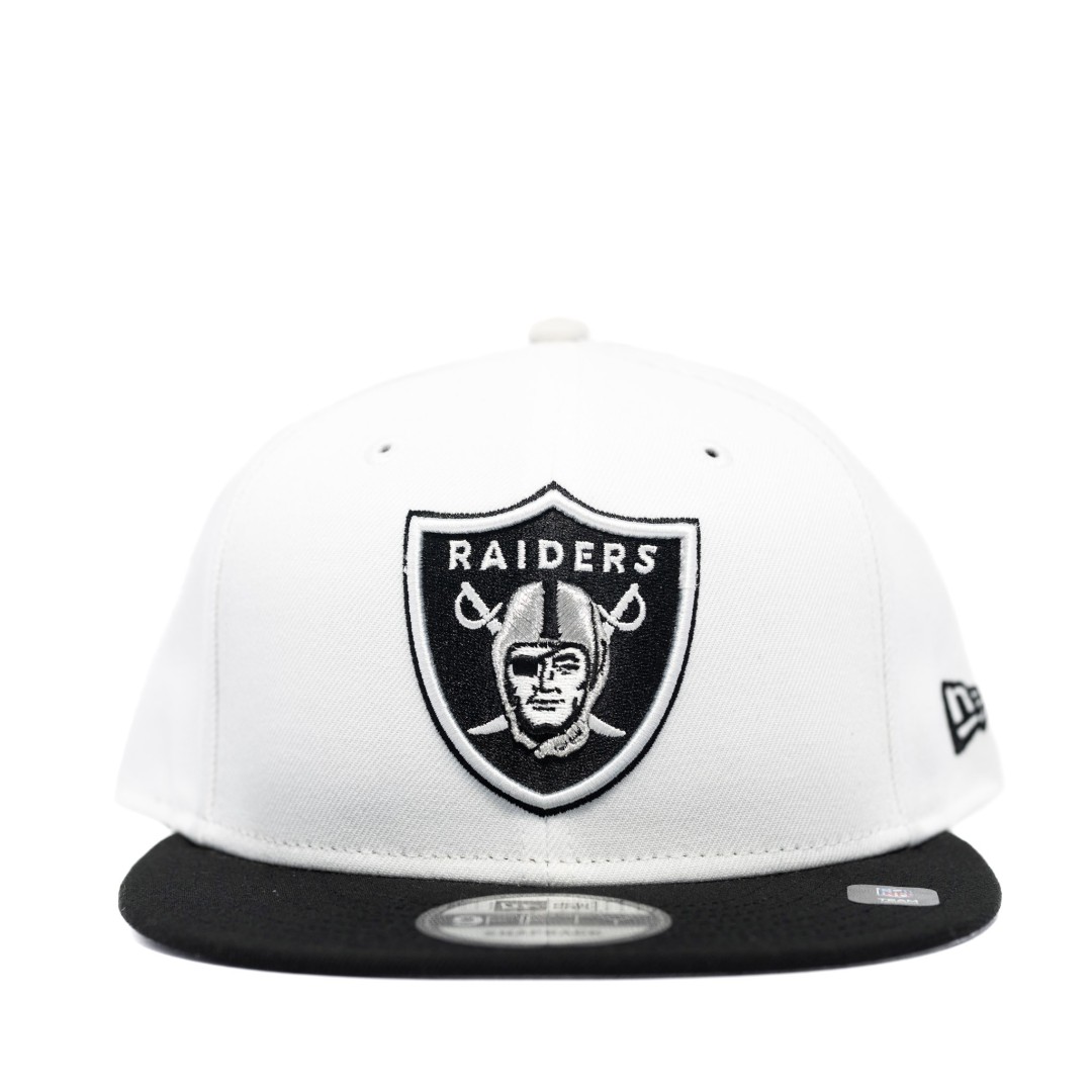 GORRA NFL LAS VEGAS RAIDERS BLANCA/VISERA NEGRA SNAPBACK 9FIFTY