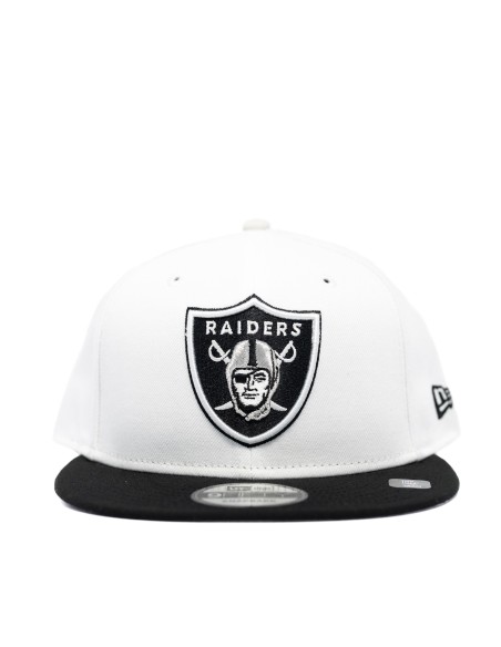 GORRA NFL LAS VEGAS RAIDERS BLANCA/VISERA NEGRA SNAPBACK 9FIFTY
