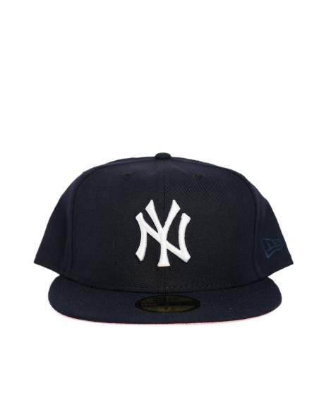 GORRA MLB NEW YORK YANKEES AZUL/VISERA INFERIOR ROSADA FITTED 59FIFTY
