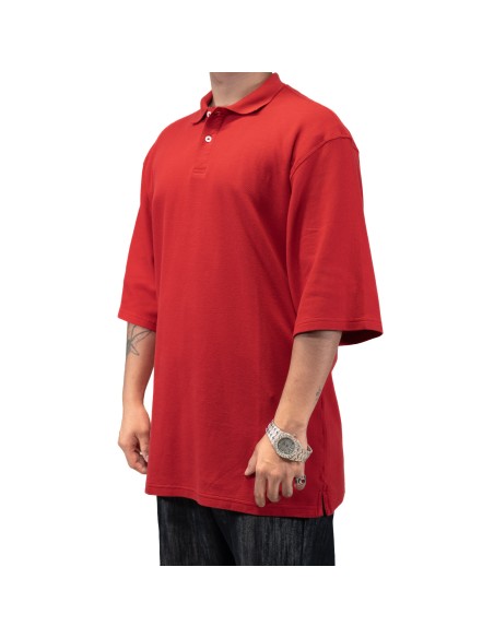 CAMISETA DURY POLO ROJA OVERSIZE