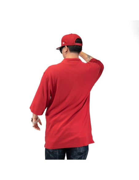 CAMISETA DURY POLO ROJA OVERSIZE