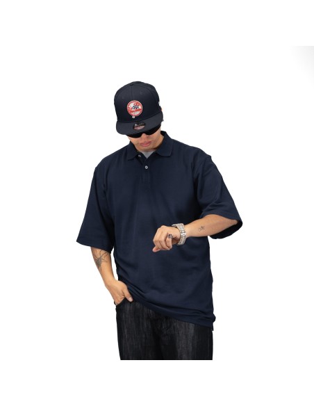 CAMISETA DURY POLO AZUL NAVY OVERSIZE