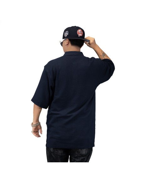 CAMISETA DURY POLO AZUL NAVY OVERSIZE