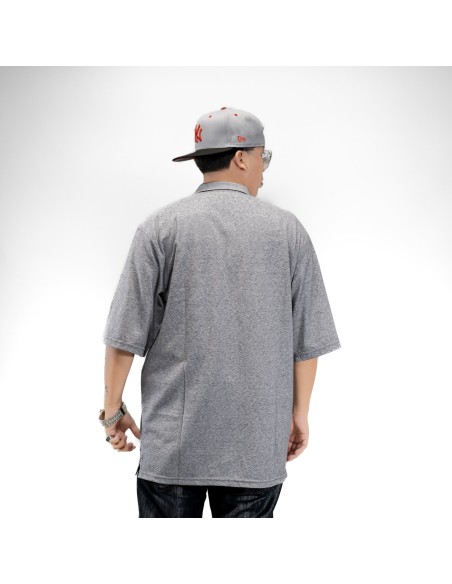 CAMISETA DURY POLO GRIS OVERSIZE