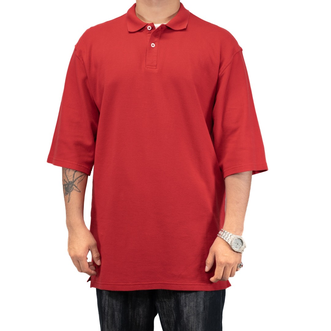 CAMISETA DURY POLO ROJA OVERSIZE