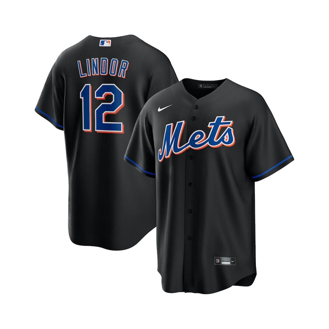 Nike MLB Player Jersey Francisco Lindor New York Mets