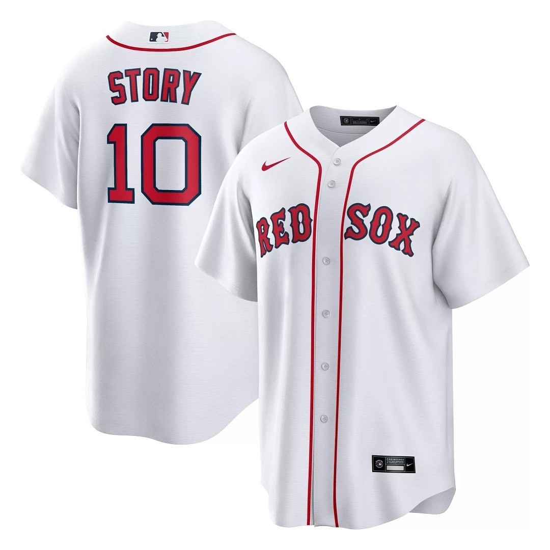 Nike MLB Jersey Player Trevor Story Boston Red Sox