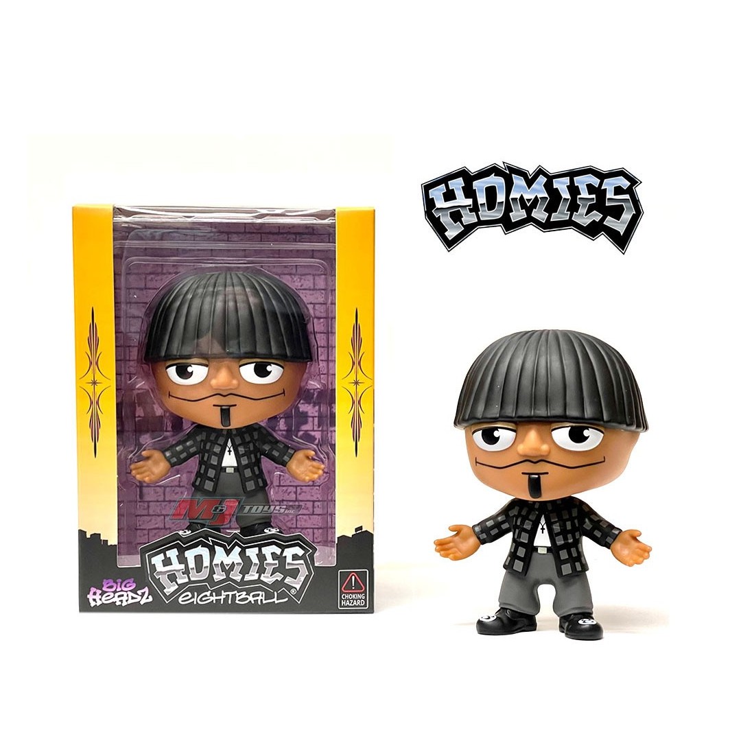 HOMIES DGA FIGURES 4.5" BIG HEADZ - EIGHTBALL
