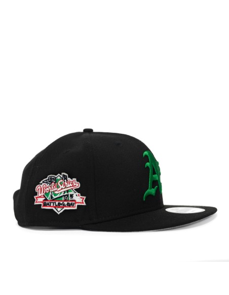 GORRA MLB OAKLAND ATHLETICS NEGRA/VERDE 1989 WORLD SERIES SNAPBACK 9FIFTY
