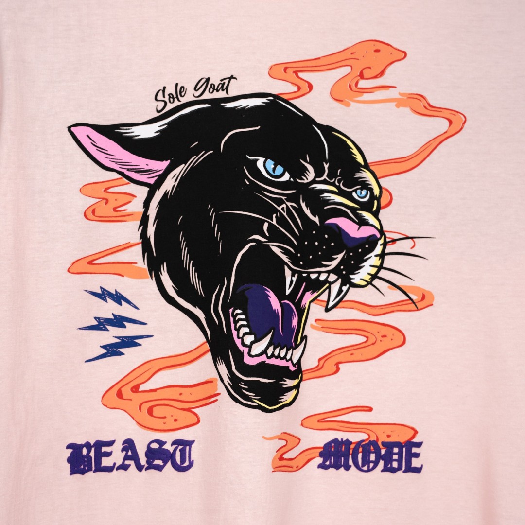 CAMISETA GOAT BEAST MODE PANTHER CAMISETA GOAT BEAST MODE PANTHER