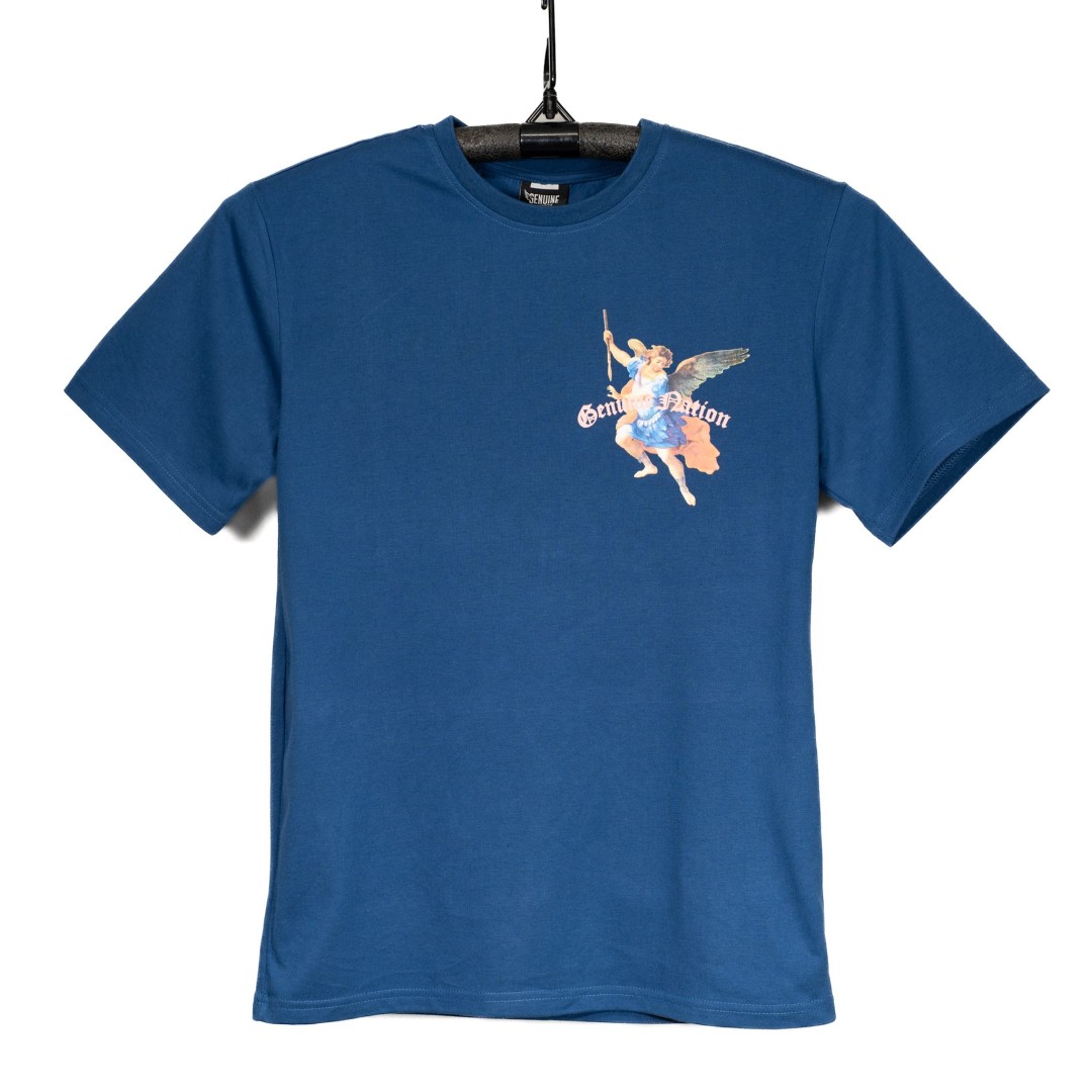 CAMISETA GENUINE NATION GOD SENT NAVY BLUE
