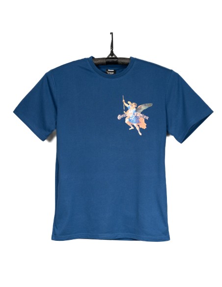 CAMISETA GENUINE NATION GOD SENT NAVY BLUE