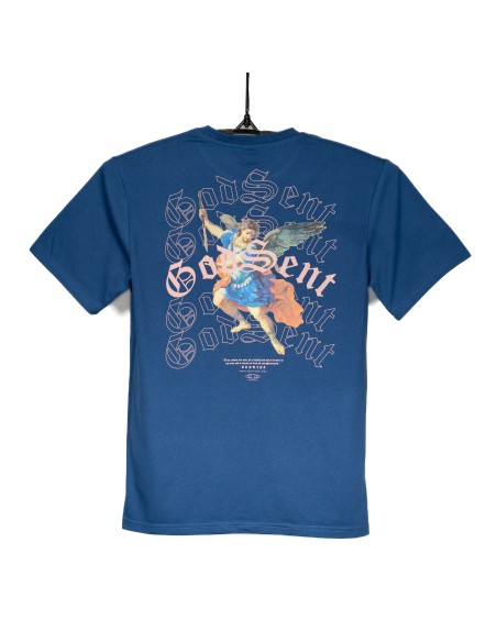 CAMISETA GENUINE NATION GOD SENT NAVY BLUE