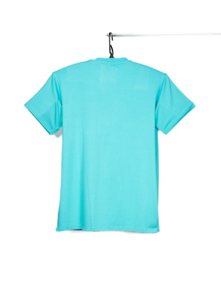 CAMISETA BLEECKER & MERCER BORN WITH SILVER SPOON AQUA